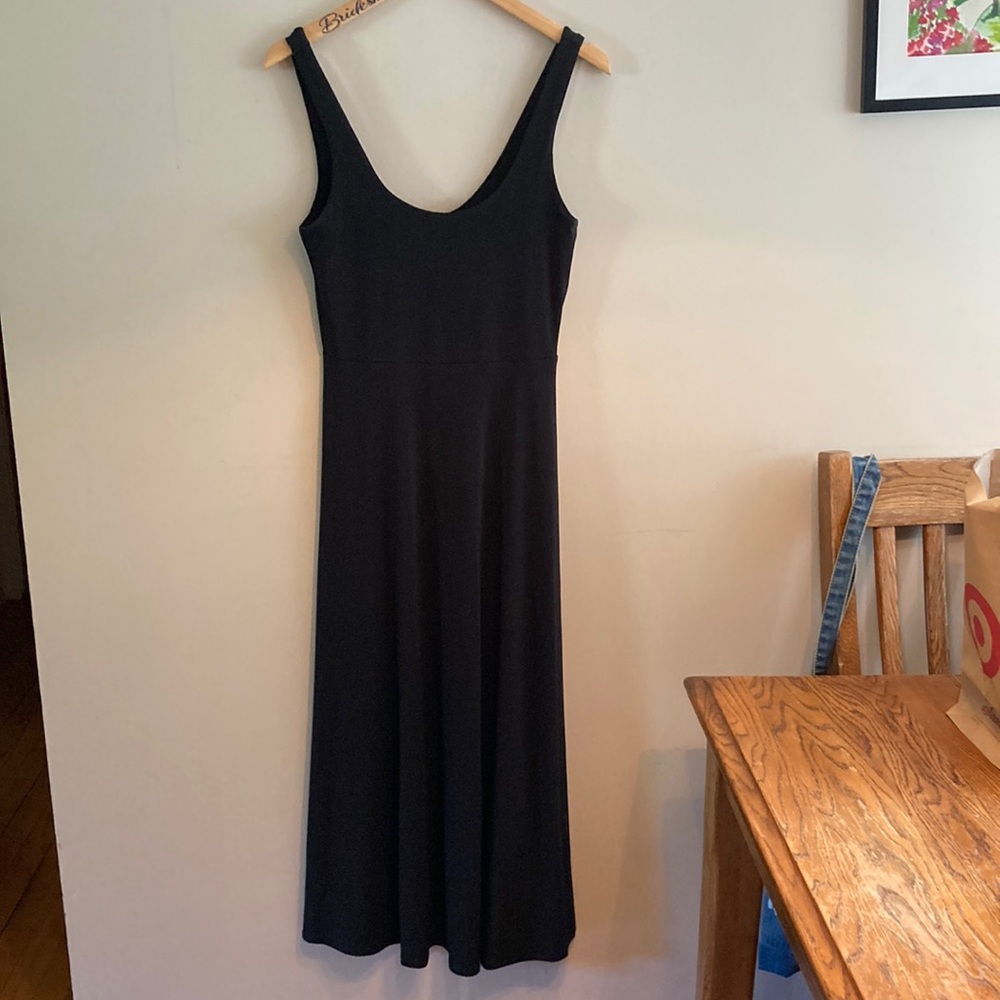 J. Crew scoop neck ballet style dress, small, new with tags, black
